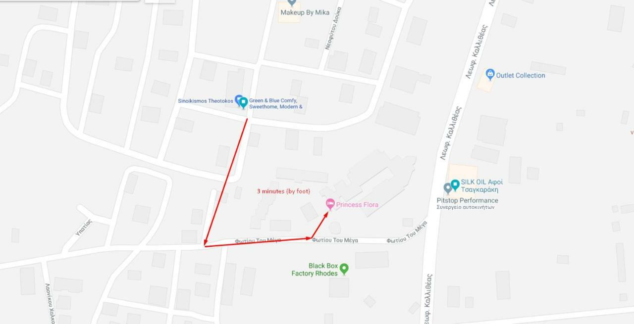 Luxury - Comfy Center Rodos Apartment Asgourou Екстериор снимка